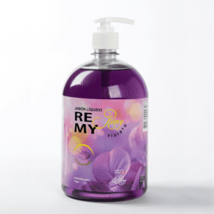 Jabón Líquido Remy Violeta De 1 Litro