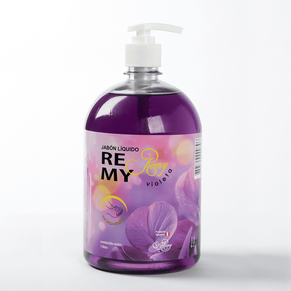 Violeta de 1 Litro Jabón Líquido Remy Jabón Líquido Remy Violeta De 1 Litro