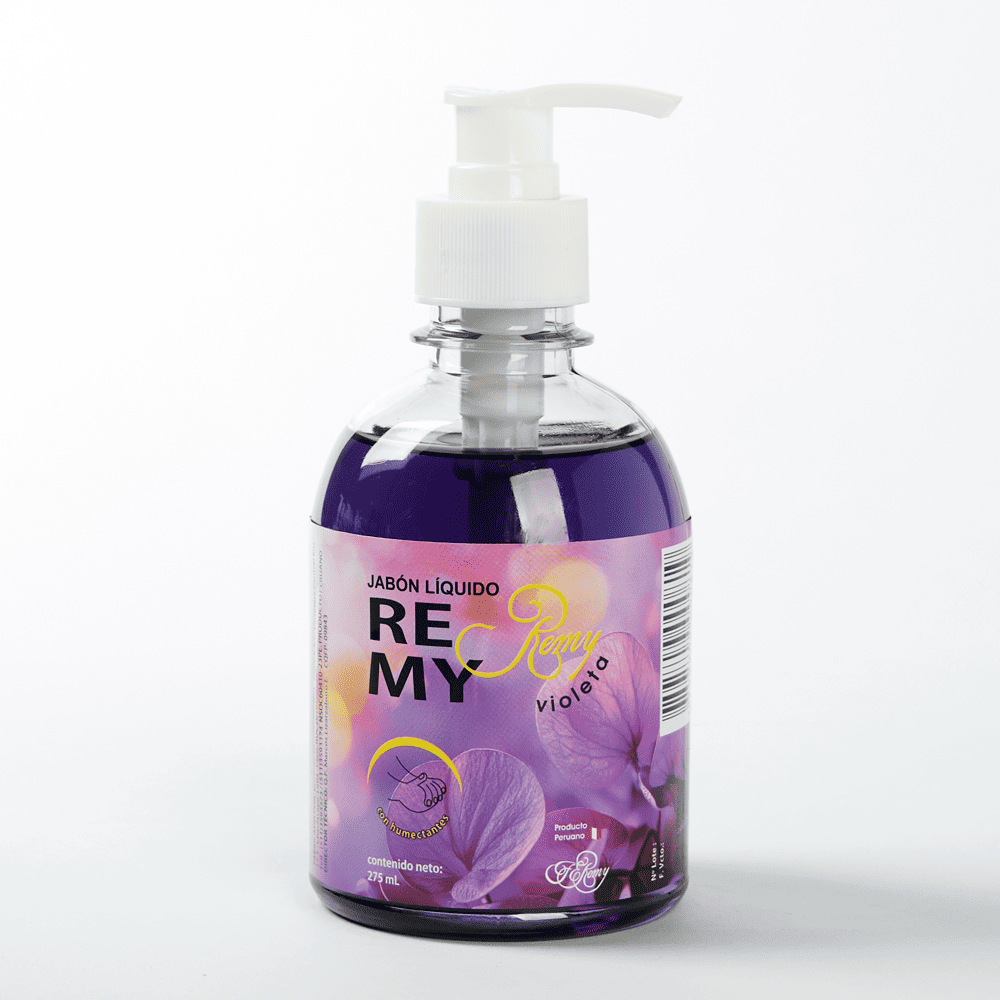 Violeta de 275 mL Jabón Líquido Remy Jabón Líquido Remy Violeta De 275 Ml
